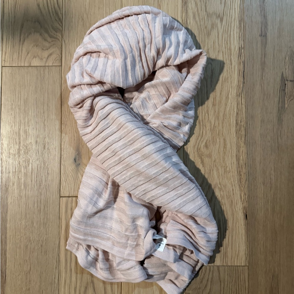 Lululemon Pink Button Scarf Shawl